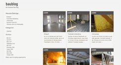 Desktop Screenshot of baublog.angelmedia.de
