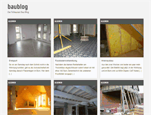 Tablet Screenshot of baublog.angelmedia.de